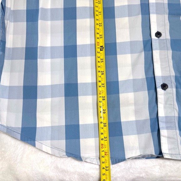 Columbia Mens Plaid Short Sleeve Button Up Shirt Omni Wick Size XXL - Picture 8 of 8